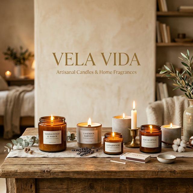 Velas artesanales Vela Vida